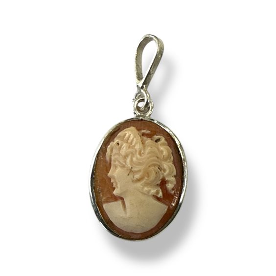 Anhänger Mandile 1922 Dame Cammei  in Silber Conchiglia 2MCICM163 - 2MCICM163